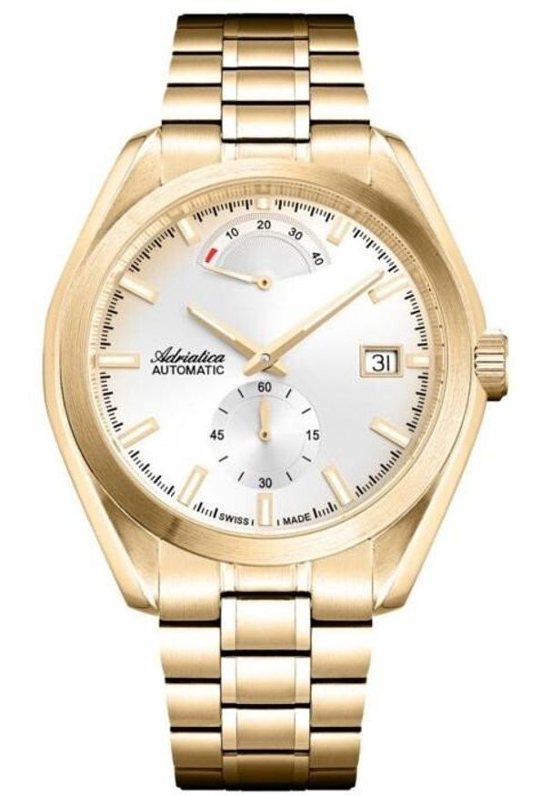 Zegarek męski Adriatica A8350.1113A złoty. Kolor: złoty