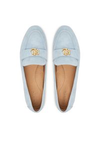 Lauren Ralph Lauren - LAUREN RALPH LAUREN Lordsy 802946809016 Niebieski jasny. Kolor: niebieski. Materiał: skóra, zamsz #5
