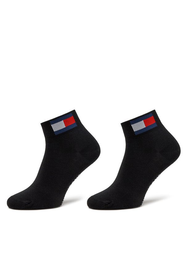 Skarpety długie Tommy Jeans. Kolor: czarny