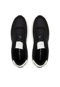 Calvin Klein Jeans Sneakersy Athleisure Runner Laceup Ny-Su YM0YM01370 Czarny. Kolor: czarny. Materiał: skóra, zamsz #5