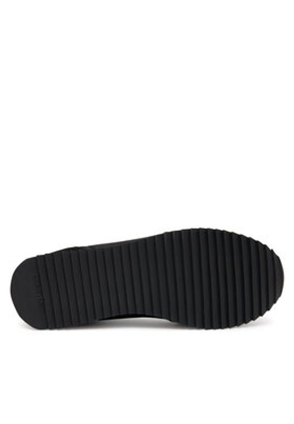 Calvin Klein Jeans Sneakersy Runner Laceup Sock Mg Nylon Mix YW0YW01644 Czarny. Kolor: czarny. Materiał: skóra