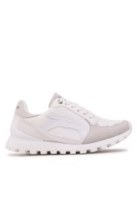 Trussardi Jeans - Trussardi Sneakersy 79A00850 Biały. Kolor: biały. Materiał: materiał
