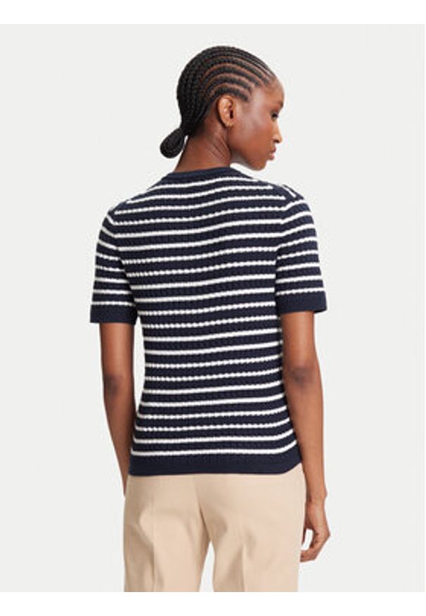 TOMMY HILFIGER - Tommy Hilfiger Kardigan WW0WW45707 Granatowy Slim Fit. Kolor: niebieski. Materiał: bawełna