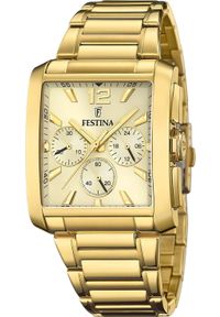 Zegarek Festina Zegarek męski Festina F20638-2 złoty. Kolor: złoty #1