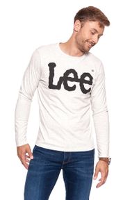 Lee - LONGSLEEVE LEE LONGSLEEVE L63TU048. Długość rękawa: długi rękaw. Wzór: melanż. Styl: klasyczny