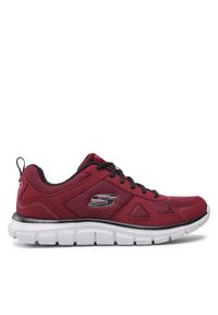 skechers - Skechers Sneakersy Scloric 2631/BUBK Bordowy. Kolor: czerwony. Materiał: materiał #1