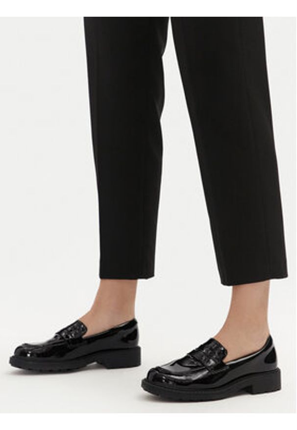 Clarks Mokasyny Orinoco 2 Penny 261747874 Czarny. Kolor: czarny. Materiał: skóra, lakier