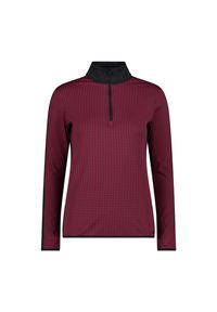 Golf damska narciarska CMP 33L0476. Typ kołnierza: golf. Kolor: wielokolorowy, czarny, czerwony. Sezon: zima. Sport: golf, narciarstwo #1