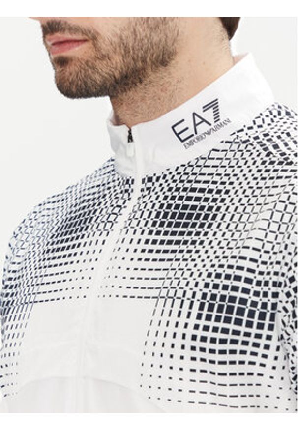 EA7 Emporio Armani Dres 7M000174 AF12948 M0036 Biały Regular Fit. Kolor: biały. Materiał: syntetyk