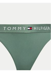 TOMMY HILFIGER - Tommy Hilfiger Dół od bikini UW0UW04497 Zielony. Kolor: zielony. Materiał: syntetyk #4