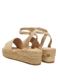 Manebi Espadryle M 1.1 WJ Beżowy. Kolor: beżowy. Materiał: zamsz, skóra #6