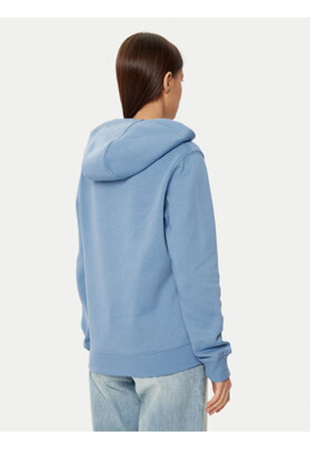 Tommy Jeans Bluza Flag DW0DW19729 Niebieski Regular Fit. Kolor: niebieski. Materiał: bawełna