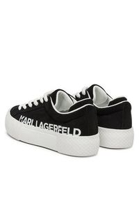 Karl Lagerfeld - KARL LAGERFELD Sneakersy KL60722 Czarny. Kolor: czarny. Materiał: skóra, zamsz #4