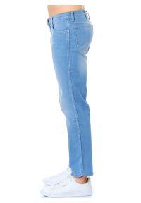 Wrangler - WRANGLER TEXAS STRETCH MĘSKIE SPODNIE JEANSOWE TROPICAL WIND W121EH75U