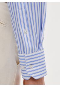 Pako Lorente - PAKO LORENTE - Dzianinowa koszula męska w prążek. Materiał: dzianina. Długość rękawa: długi rękaw. Długość: długie. Wzór: prążki. Sezon: wiosna #10