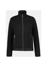 LUHTA - Sweter Damski Luhta Haloila. Typ kołnierza: polo. Kolor: czarny. Materiał: polar. Sezon: zima, jesień. Sport: turystyka piesza