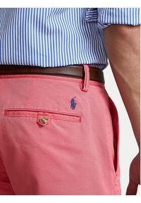 Polo Ralph Lauren Szorty materiałowe 710799213014 Różowy Slim Fit. Kolor: różowy. Materiał: bawełna