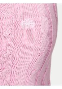 MVP Wardrobe Sweter MVPE4MK009.0XXXXXX Różowy Classic Fit. Kolor: różowy. Materiał: bawełna