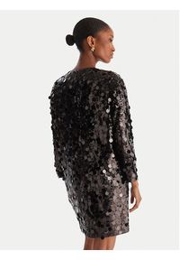 ACCESS FASHION Sukienka koktajlowa 54-3014-406 Czarny Regular Fit. Kolor: czarny. Materiał: syntetyk. Styl: wizytowy