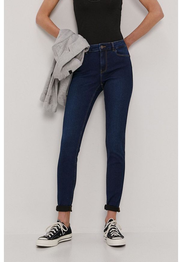 Vero Moda - Jeansy Seven. Kolor: niebieski