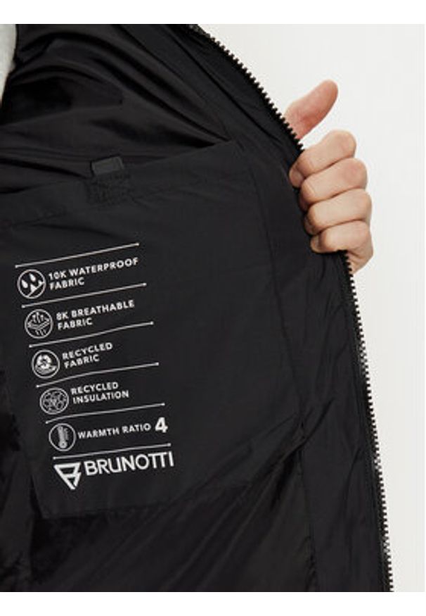BRUNOTTI - Brunotti Kurtka zimowa Bardigan 2421180001 Czarny Regular Fit. Kolor: czarny. Materiał: syntetyk. Sezon: zima