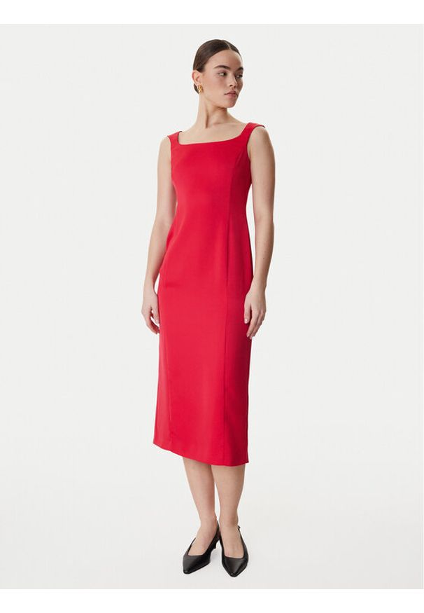 Marella Sukienka koktajlowa Perle 2613221063 Czerwony Slim Fit. Kolor: czerwony. Materiał: syntetyk. Styl: wizytowy