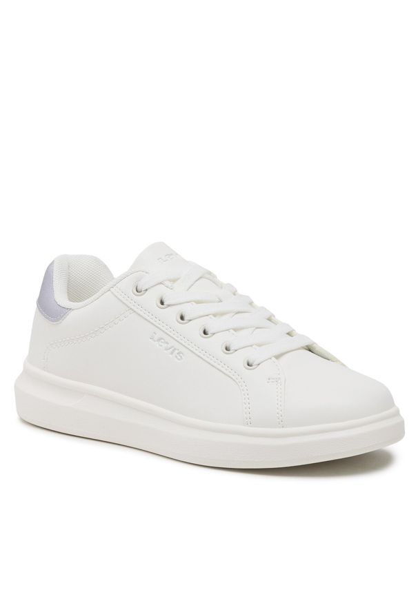 Sneakersy Levi's® 233415-681-50 Brilliant White. Kolor: biały. Materiał: skóra