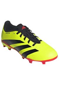 Adidas - Buty piłkarskie adidas Predator League L Fg Jr IG7747 żółte. Zapięcie: sznurówki. Kolor: żółty. Materiał: syntetyk, guma. Sport: piłka nożna