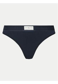TOMMY HILFIGER - Tommy Hilfiger Stringi UW0UW04812 Granatowy. Kolor: niebieski