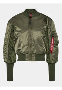 Alpha Industries Kurtka bomber MA-1 Cyber 108008 Zielony Regular Fit. Kolor: zielony. Materiał: syntetyk #1