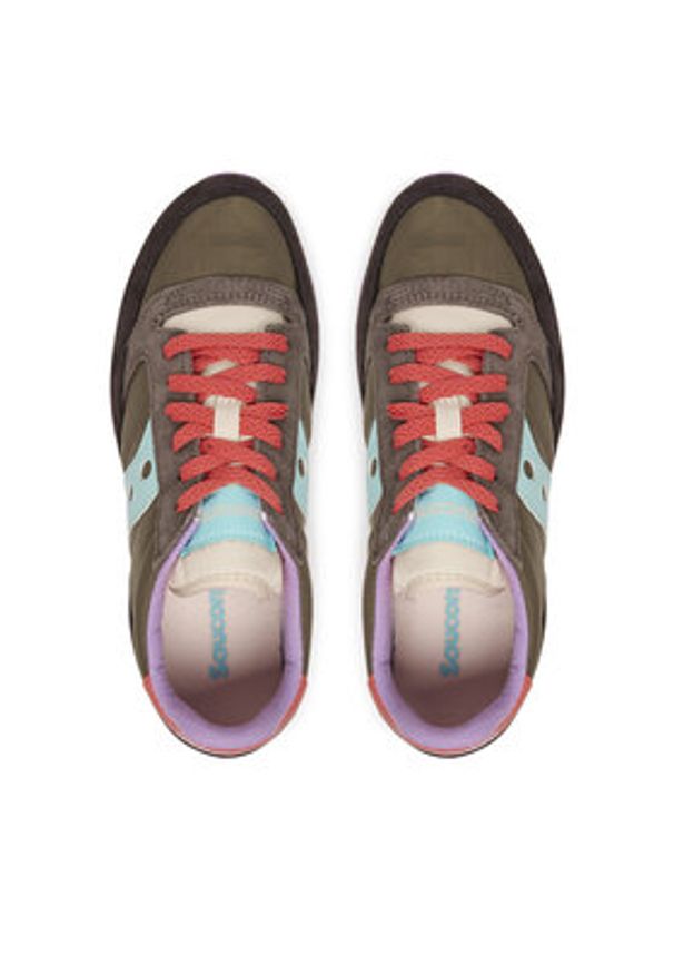 Saucony Sneakersy Jazz Triple S60530 50 Brązowy. Kolor: brązowy. Materiał: materiał