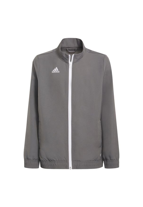 Adidas - Dziecięca bluza dresowa adidas Entrada 22. Kolor: wielokolorowy, czarny, szary. Materiał: dresówka