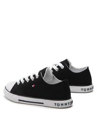 TOMMY HILFIGER - Tommy Hilfiger Trampki Low Cut Lace-Up Sneaker T3X4-32207-0890 M Czarny. Kolor: czarny. Materiał: materiał #5