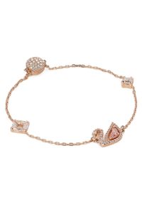 Swarovski Bransoletka Dazzling Swan 5472271 Różowe złoto. Materiał: złote. Kolor: złoty, różowy, wielokolorowy #1