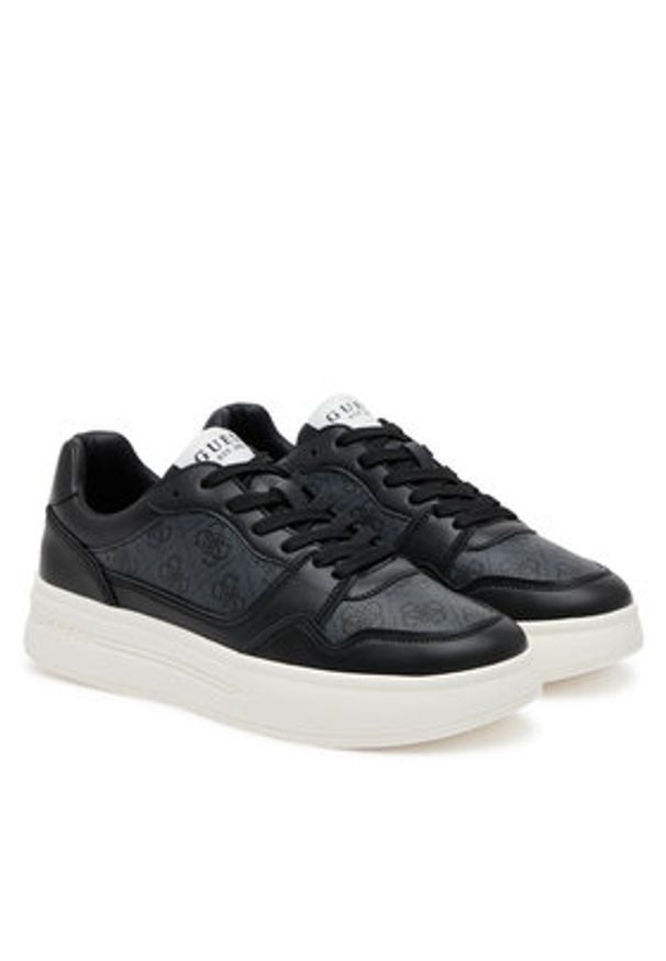 Guess Sneakersy FMJWII LEA12 Czarny. Kolor: czarny. Materiał: skóra