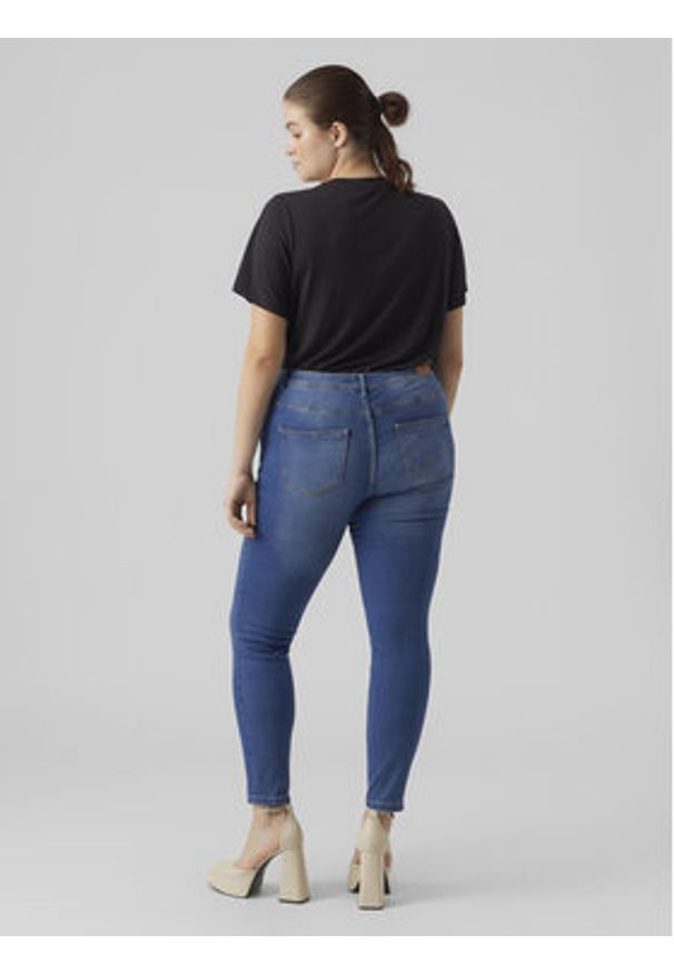 Vero Moda Curve Jeansy Fanya 10287061 Niebieski Slim Fit. Kolor: niebieski