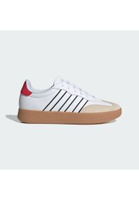 Adidas - Buty Barreda. Kolor: biały, czerwony, wielokolorowy. Materiał: skóra, syntetyk, zamsz