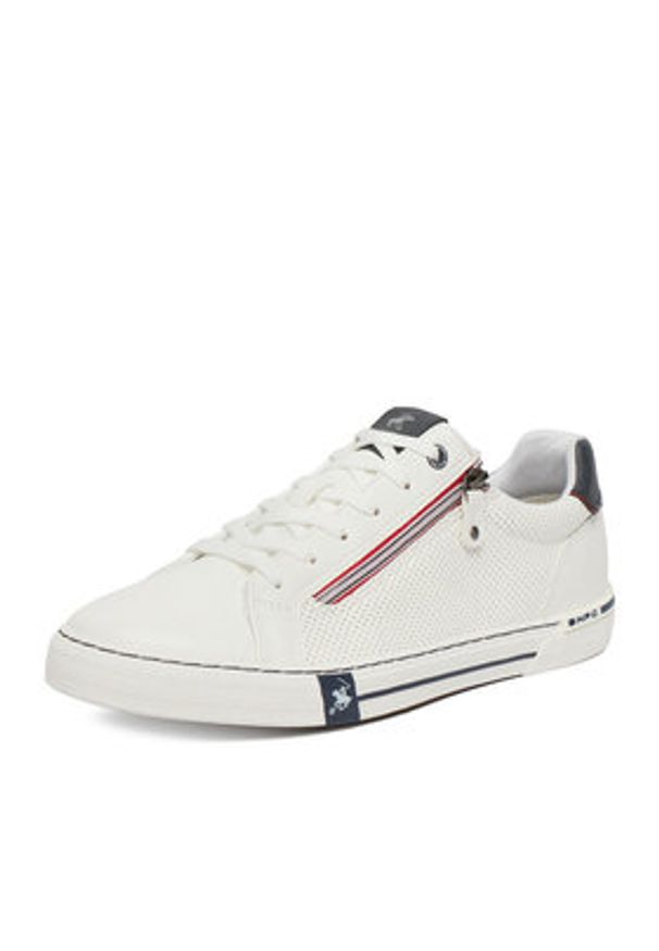 Beverly Hills Polo Club Sneakersy CEO-CUNEO-01 V5 Biały. Kolor: biały. Materiał: skóra