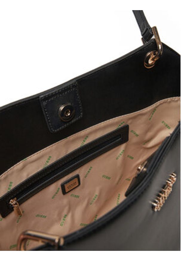 Guess Torebka HWEVG9 53523 Czarny. Kolor: czarny. Materiał: skórzane
