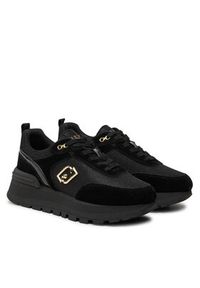 Liu Jo Sneakersy BF4143 PX027 Czarny. Kolor: czarny. Materiał: zamsz, skóra