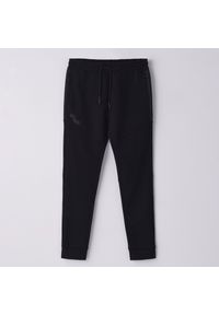 Cropp - Dresowe spodnie jogger - Czarny. Kolor: czarny. Materiał: dresówka #1