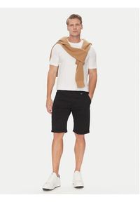 Karl Lagerfeld - KARL LAGERFELD Szorty materiałowe 265812 552829 Czarny Regular Fit. Kolor: czarny. Materiał: bawełna