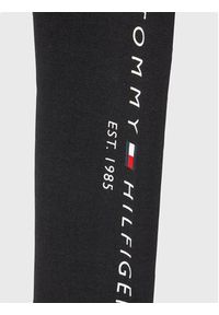 TOMMY HILFIGER - Tommy Hilfiger Legginsy Essential KG0KG06586 Czarny Slim Fit. Kolor: czarny. Materiał: bawełna #3