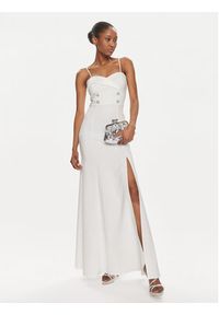 Rinascimento Sukienka wieczorowa CFC0019405002 Biały Regular Fit. Kolor: biały. Materiał: syntetyk. Styl: wizytowy #5