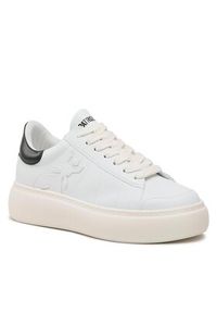 Patrizia Pepe Sneakersy 8Z0080/E028-X2RQ Biały. Kolor: biały. Materiał: skóra