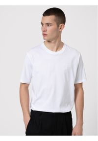 Hugo T-Shirt Dero211 50442898 Biały Regular Fit. Kolor: biały. Materiał: bawełna #1