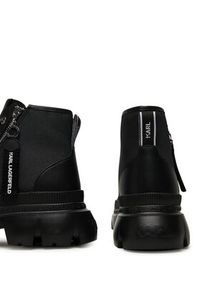 Karl Lagerfeld - KARL LAGERFELD Trapery KL43543 Czarny. Kolor: czarny. Materiał: skóra #2