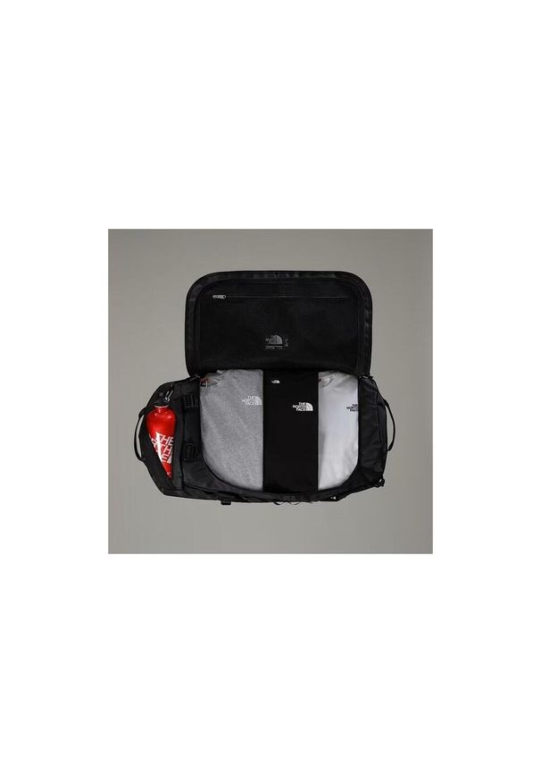 Torba sportowa The North Face Base Camp Duffel. Kolor: czarny. Materiał: materiał