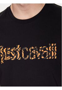 Just Cavalli T-Shirt 74OBHG02 Czarny Regular Fit. Kolor: czarny. Materiał: bawełna #3