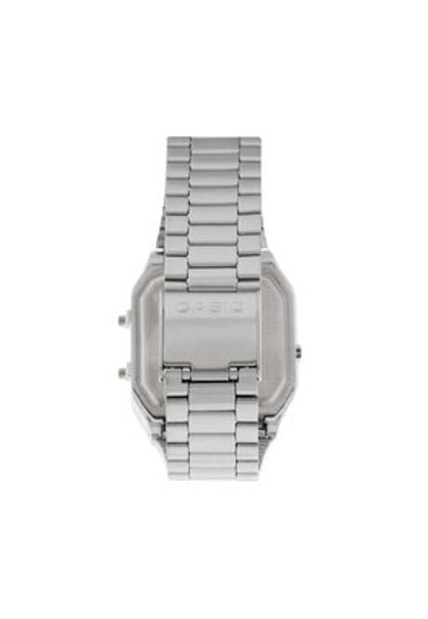 Casio Zegarek Vintage AQ-230A-9AMQYES Srebrny. Kolor: srebrny. Styl: vintage
